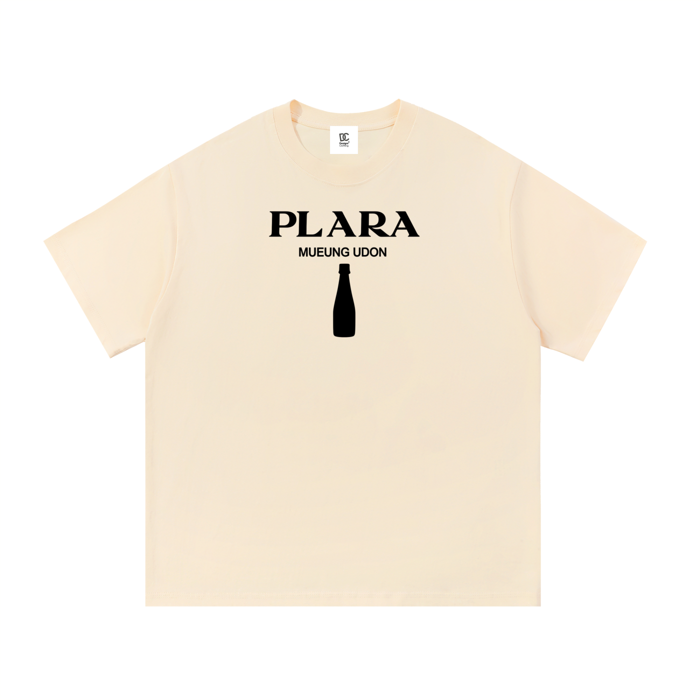 Plara ปลาร้า - Cotton T-Shirt (Black logo)