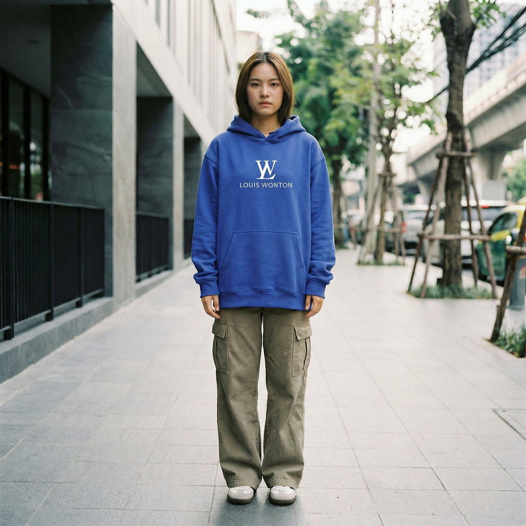 Louis Wonton - Oversize Fleeced Hoodie