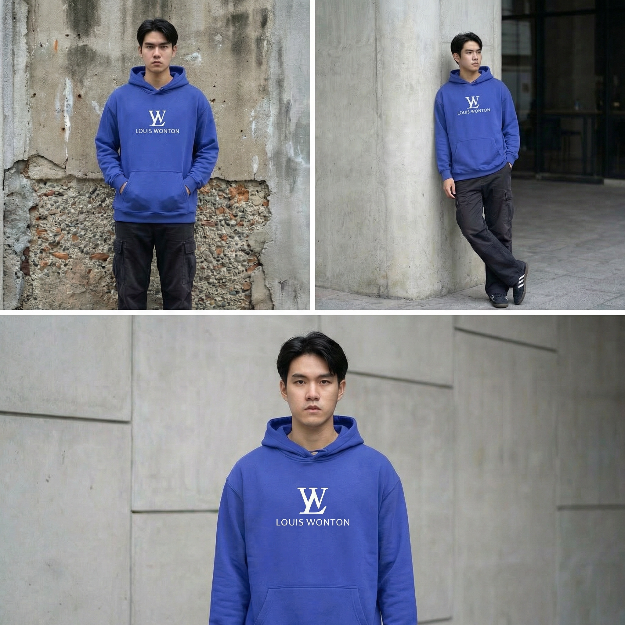 Louis Wonton - Oversize Fleeced Hoodie