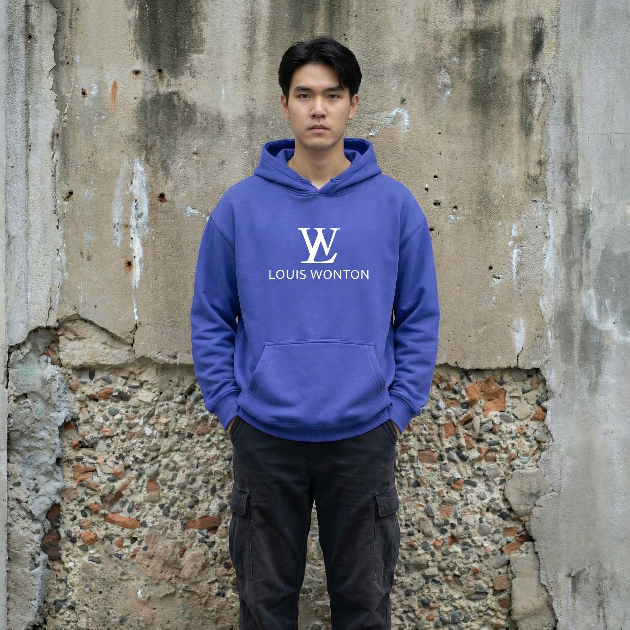 Louis Wonton - Oversize Fleeced Hoodie